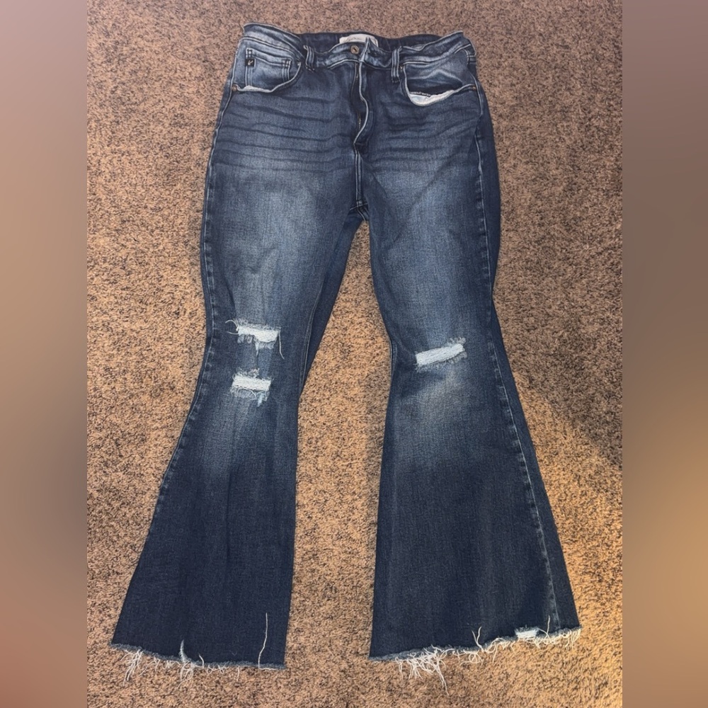 Kan Can wide flare jeans super cute!